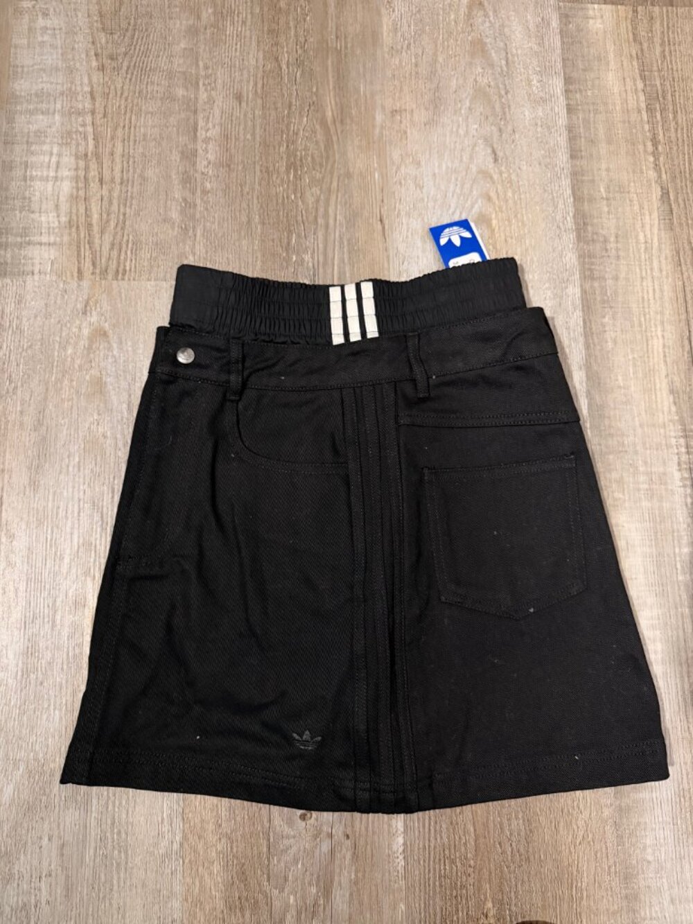 Adidas Originals JX7593 Women's Size 2 Firebird Utility Mini Skirt, Black